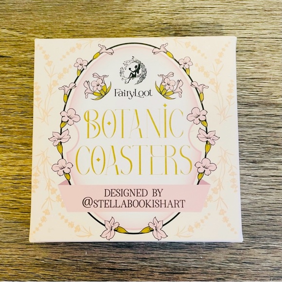 Fairyloot Exclusive Farewell My Love Botanic Coasters - Picture 3 of 10